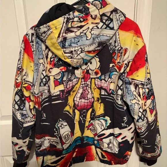 Supreme Multicolor Cartoon Zip-Up Hoodie